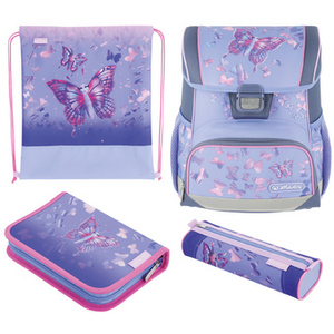 herlitz Cartable Loop Plus 'Butterfly Paradise'