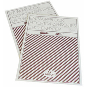 CANSON Bloc de calque, A3, transparent, 110/115 g/m2