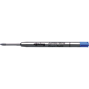 rotring Recharge Jumbo pour stylo à bille, M, bleu