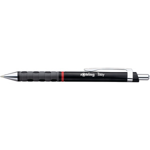 rotring Stylo à bille rétractable Tikky, noir