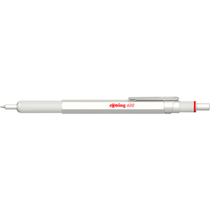 rotring Stylo à bille rétractable 600, perle blanche