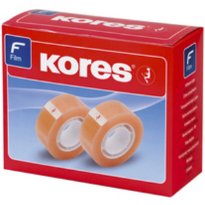 Kores ruban adhésif standard, 12 mm x 10 m, transparent
