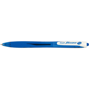 PILOT Stylo à bille REXGRIP BEGREEN, rétractable, bleu  - 11046