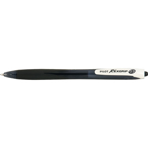 PILOT Stylo à bille RexGrip Begreen, rétractable, noir