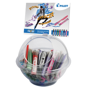 PILOT Recharge pour roller FRIXION, présentoir de 72 pièces