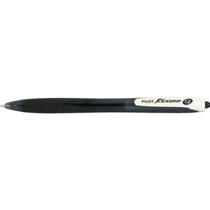 PILOT Stylo à bille REXGRIP BEGREEN, rétractable, noir