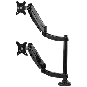 Fellowes Bras porte-écrans double Platinum Series, noir