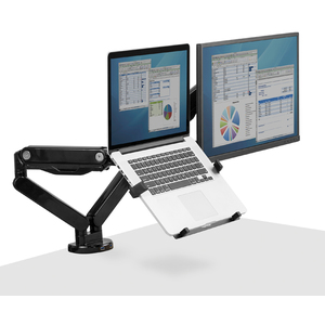 Fellowes Plateau pour notebook sur bras de moniteur, noir