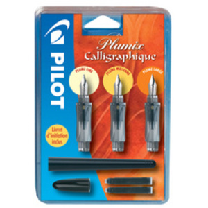 PILOT Stylo plume de calligraphie Plumix, kit de 3