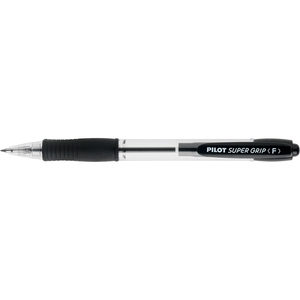 PILOT Stylo à bille rétractable SUPER GRIP F, noir
