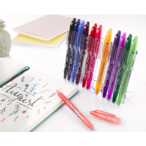 PILOT Stylo roller FRIXION BALL 07 Set2Go, étui de 8