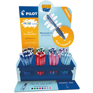 PILOT Stylo roller FRIXION BALL CLICKER 05, présentoir de 96