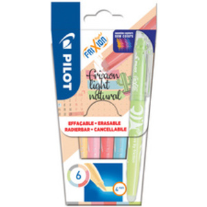 PILOT Surligneur FRIXION light Natural, étui de 6