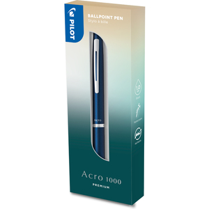 PILOT Stylo à bille ACRO 1000 PREMIUM, Navy