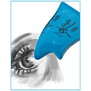 Läufer Gomme mie de pain, bleu