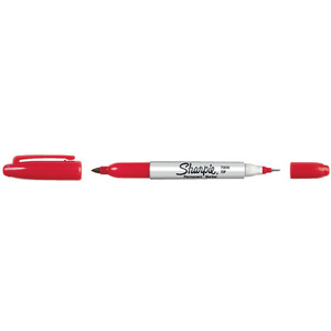 Sharpie Marqueur permanent 'TWIN TIP', noir