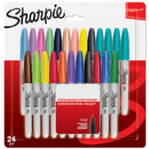 Sharpie Marqueur permanent FINE, blister de 18