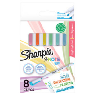 Sharpie Marqueur créatif S-NOTE DUO, carte blister de 16