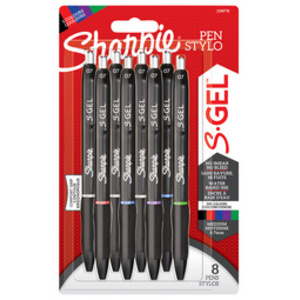 Sharpie Stylo roller à encre gel S-GEL, blister, assorti
