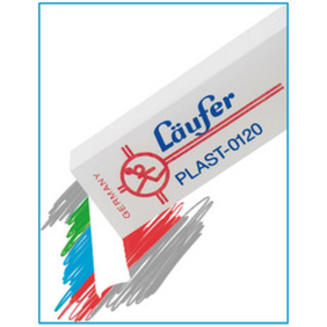 Läufer Gomme en plastique PLAST-0120, carte blister de 2