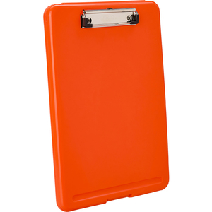 Läufer Porte-bloc à pince Safety, avec compartiment, orange