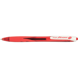 PILOT Stylo à bille RexGrip Begreen, rétractable, rouge