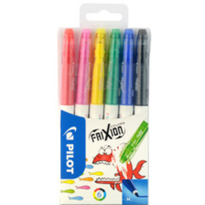 PILOT Feutre effaçable FRIXION COLORS, étui de 6
