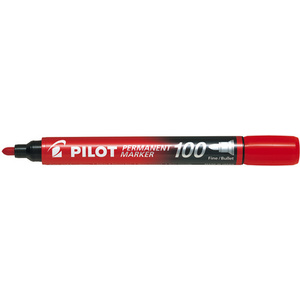 PILOT Marqueur permanent 100, pointe ogive, noir