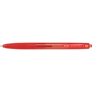 PILOT Stylo à bille rétractable SUPER GRIP G, rouge