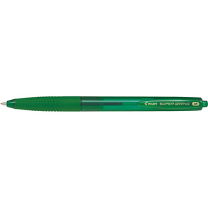 PILOT Stylo à bille rétractable SUPER GRIP G, vert