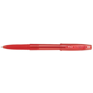 PILOT Stylo à bille SUPER GRIP G, avec capuchon, rouge