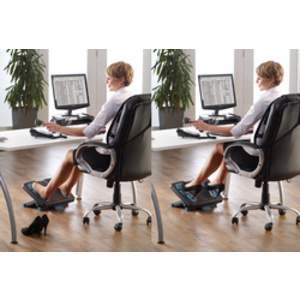 Fellowes Repose-pied Energizer, en plastique, noir