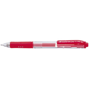 Pentel Stylo bille encre à gel Hybrid Gel Grip K157, rouge