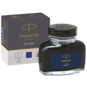 PARKER Flacon d'encre QUINK, contenu: 57 ml, bleu