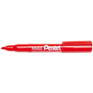 Pentel Marqueur permanent GREEN-LABEL NN50, rouge  - 12092