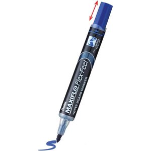 Pentel Marqueur pour tableau blanc MAXIFLO Flex-Feel, bleu