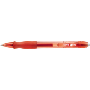 BIC Stylo à encre gel Gelocity, rouge  - 12282