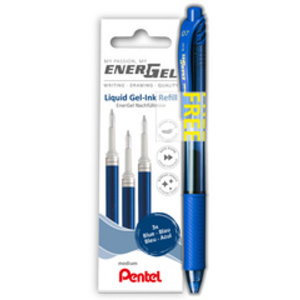 Pentel Liquid Mine pour stylo roller à encre gel bleu