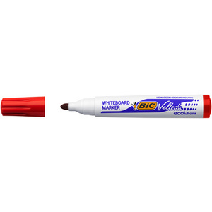 BIC Marqueur tableau blanc Velleda 1701 ECOlutions, rouge - 11381