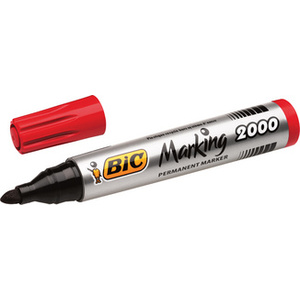 BIC Marqueur permanent Marking 2000 Ecolutions, rouge  - 11103