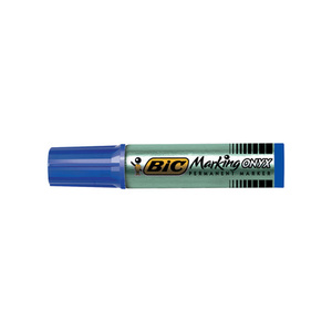 BIC Marqueur permanent Marking Onyx 1482, pointe ogive, bleu  - 14008