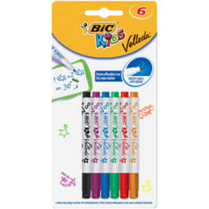 BIC KIDS Marqueur pour tableau blanc Velleda Mini, blister