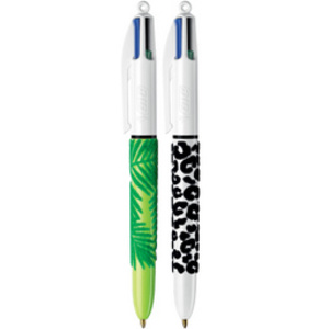 BIC Stylo à bille rétractable 4Colours Velours, présentoir