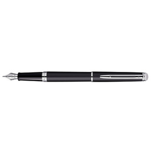 WATERMAN Stylo plume Hémisphère, vernis noir G.C.