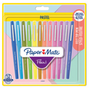 Paper:Mate Stylo feutre Flair PASTELL, blister de 12