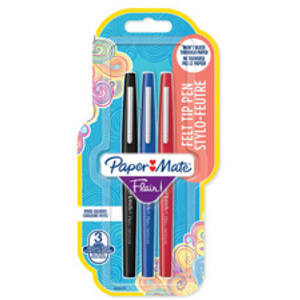 Paper:Mate Stylo feutre Flair, blister de 5, bleu