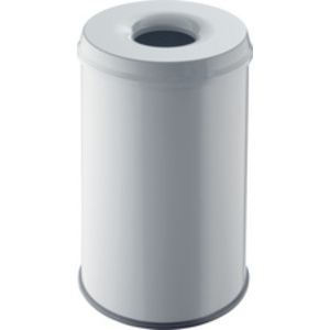 helit Corbeille à papier en acier 'the guardian', 30 litres