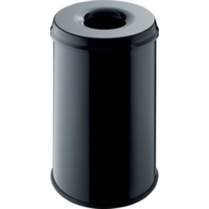 helit Corbeille à papier en acier 'the guardian', 30 litres