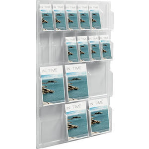 helit Porte-brochures mural 'the clearly', transparent