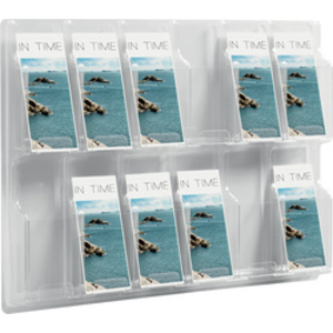 helit Porte-brochures mural 'the clearly', transparent